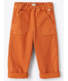 Pantaloni Baggy in Gabardine