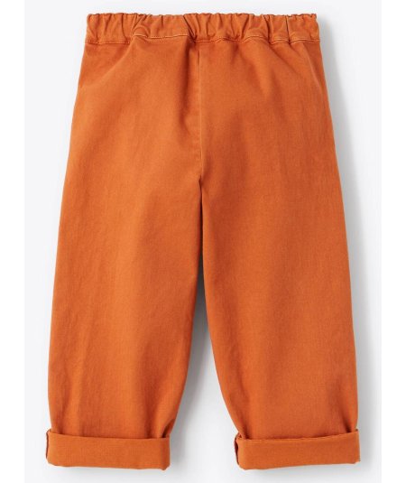 Pantaloni Baggy in Gabardine