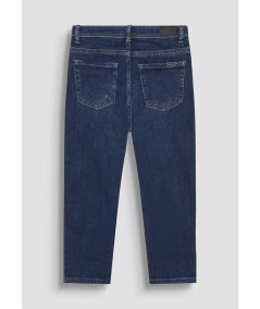 Jeans in Denim Blu con Rotture Bambino