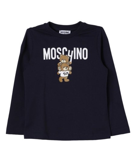 T-Shirt Manica Lunga con Stampa Teddy Bear Bambino