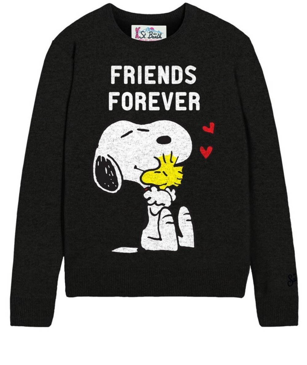 Maglione Girocollo Stampa Snoopy Cold Bambina