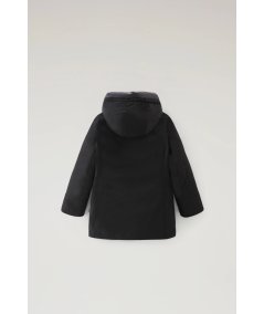 Arctic Parka da bambina in Ramar Cloth Nero