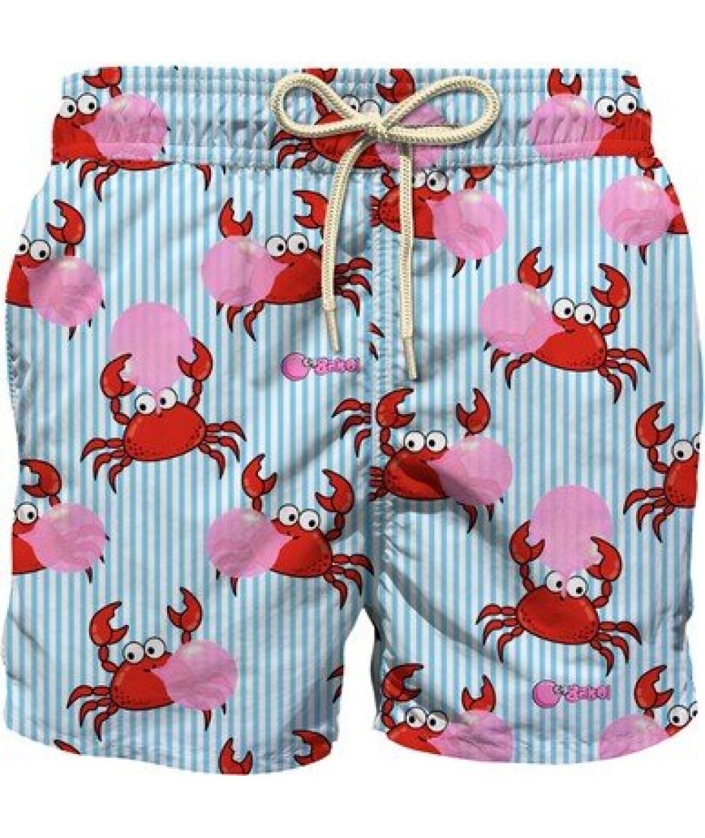 Costume da Bagno Boxer con Stampa Crag Big Babol Stripes 31