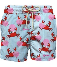 Costume da Bagno Boxer con Stampa Crag Big Babol Stripes 31