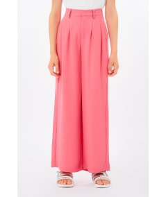 Pantalone Palazzo Bambina Ampio con Pinces