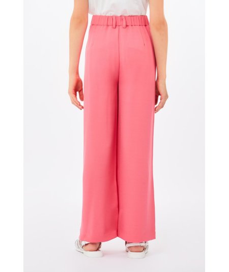 Pantalone Palazzo Bambina Ampio con Pinces