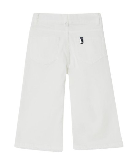 Pantalone con Gamba Flare Bambina in Cotone