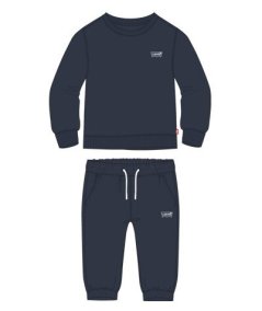 Levis Completo Neonato  Blu Scuro con Dettagli Logo