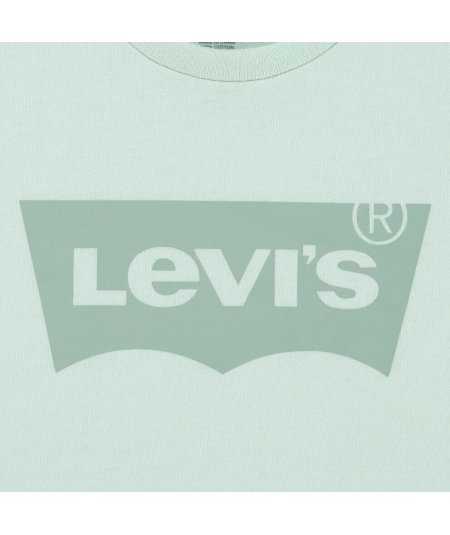 Levis Tshirt Bambina  Verde Menta con Logo Frontale