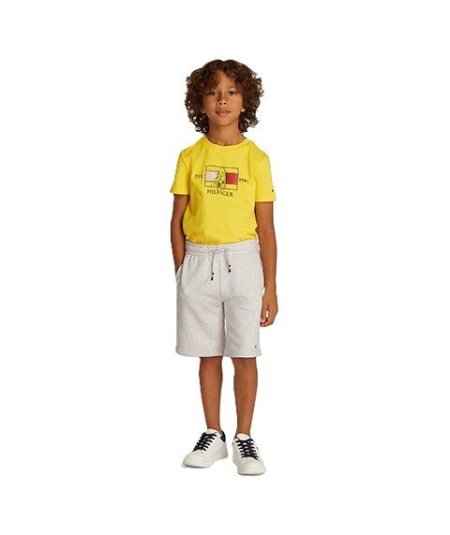 Shorts Sportivi Varsity con Logo Bambino