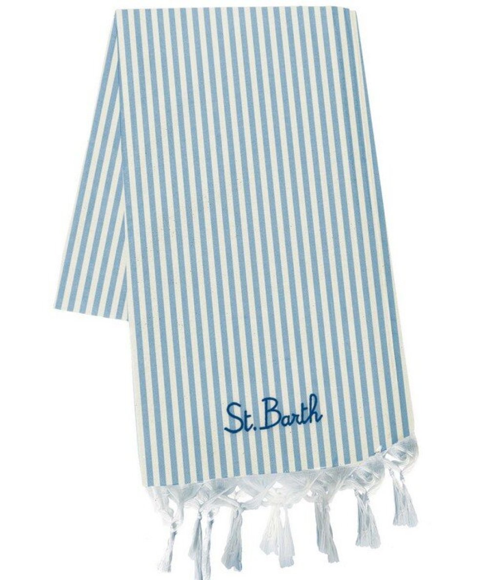 Telo Mare Fouta con Stampa a Righe
