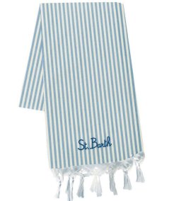 Telo Mare Fouta con Stampa a Righe