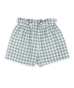 Pantaloni Corti Bambina con Orlo Arricciato