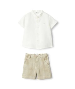 Completo Shorts e Camicia per Neonato