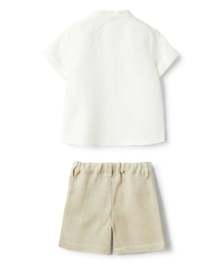 Completo Shorts e Camicia per Neonato