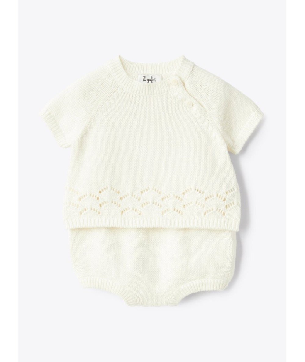 Completo in Cotone Organico Lavorazione in Maglia