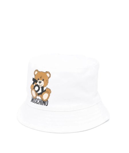 Cappello Bucket con Stampa Teddy Bear Unisex