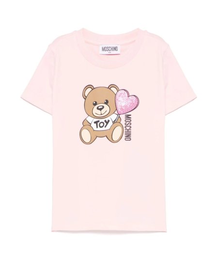 T-shirt Girocollo con motivo Teddy Bear Bambina