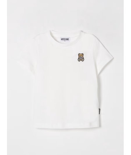 T-shirt Girocollo con Stampa Teddy Unisex