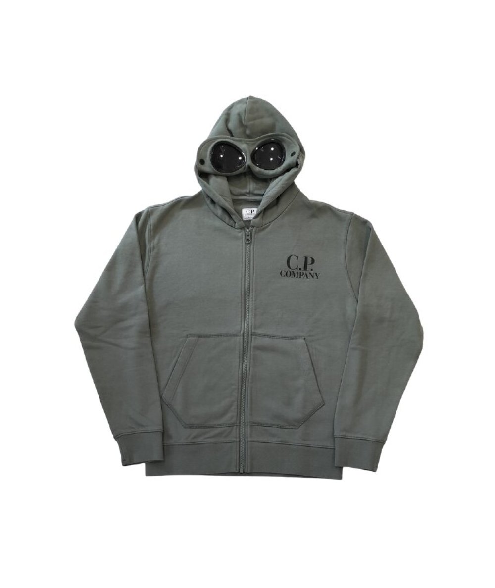 Felpa con Cappuccio e Zip Frontale