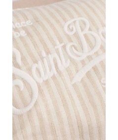 Pochette Aline con Logo Linen Stripes 1110 Emb