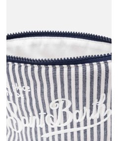 Pochette Aline con Logo Linen Stripes 6110 Emb
