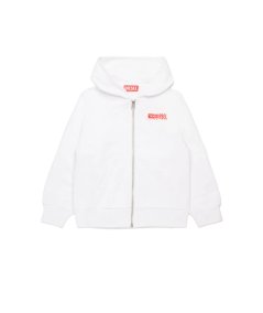 Felpa con Cappuccio e Logo Degradé Bambino