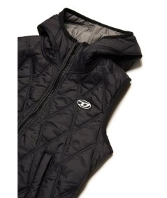 Gilet con Cappuccio Leggero Trapuntato Diamond