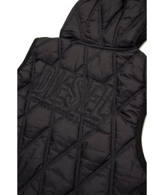 Gilet con Cappuccio Leggero Trapuntato Diamond
