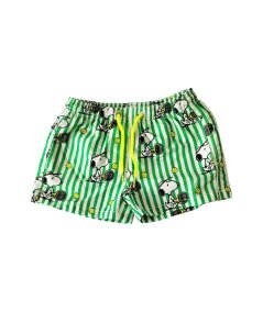 Costume Mare a Pantaloncino Bambino con Coulisse Stampa Snoopy Tennis