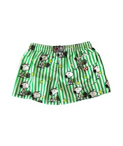 Costume Mare a Pantaloncino Bambino con Coulisse Stampa Snoopy Tennis