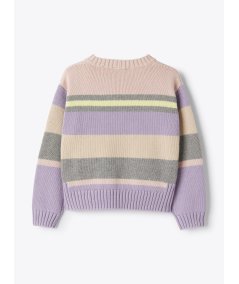 Maglia  Bambina in Cotone Organico a Righe