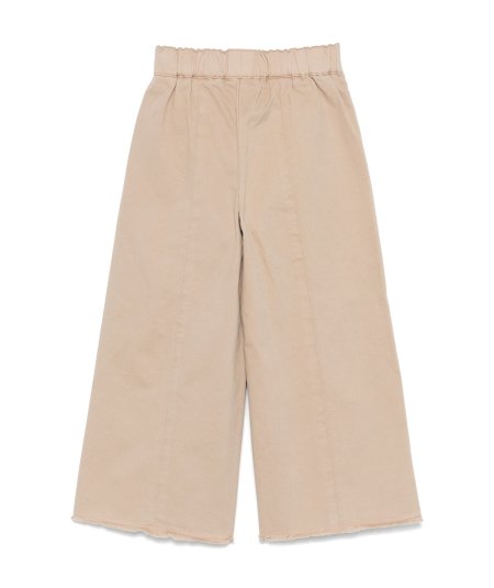 Pantalone Bambina Wide Leg in Gabardine