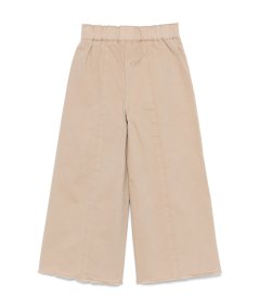 Pantalone Bambina Wide Leg in Gabardine