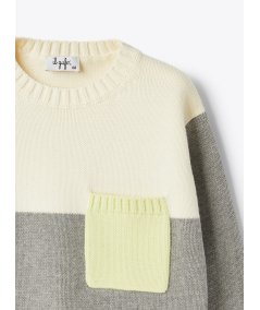 Maglia Bambino Color-Block in Cotone