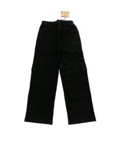 Pantalone Bambina in Felpa Cargo