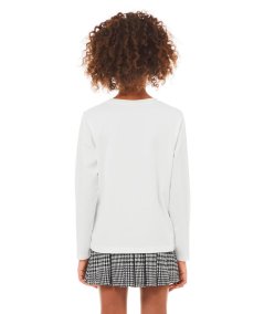 T-shirt Bambina in jersey di Cotone Stretch