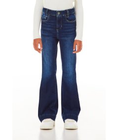 Pantalone Bambina in Denim a Zampa