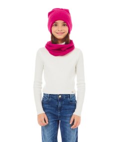 Coordinato Bambina Scalda collo e Cappello