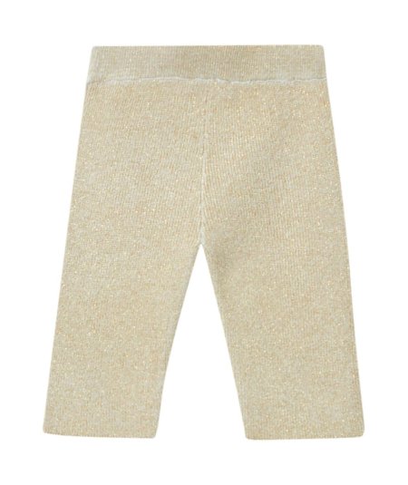 Pantaloni Neonata in Lurex con Fiocchetto