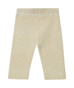 Pantaloni Neonata in Lurex con Fiocchetto