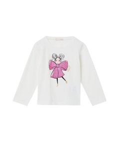 T-shirt Bambina Manica Lunga con Stampa