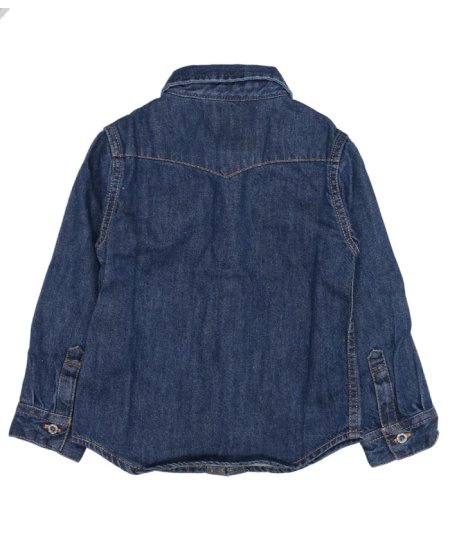 Camicia in Denim Scuro Bambino New Barstow Western