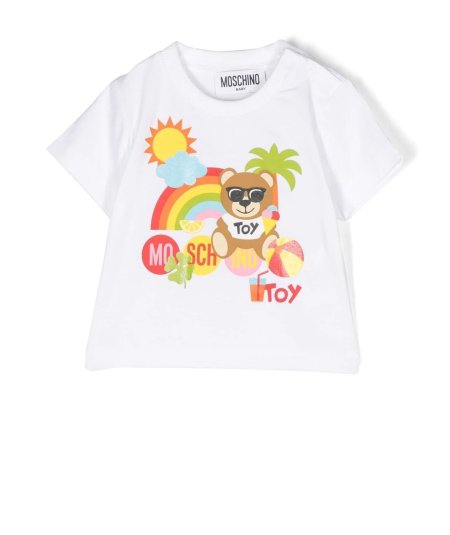 T-Shirt Bambina con stampa orso