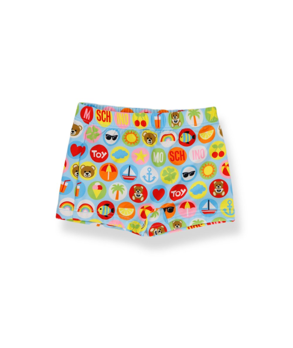 Costume Boxer Bambino con Stampa Over all