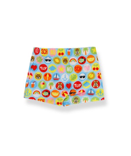 Costume Boxer Bambino con Stampa Over all