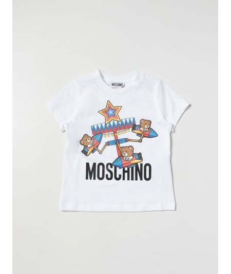 T-shirt Bambini Moschino Kid con Logo