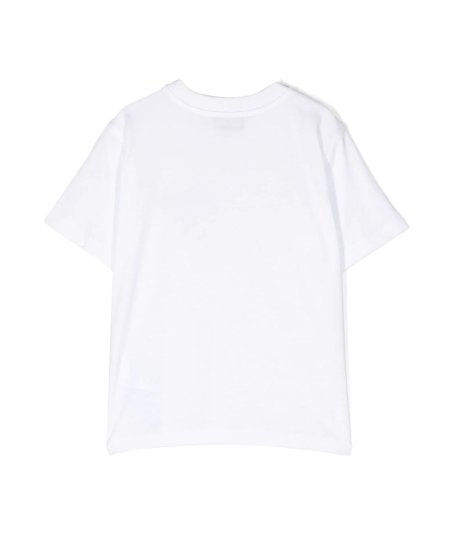 T-shirt Moschino Kid bambino logo petto