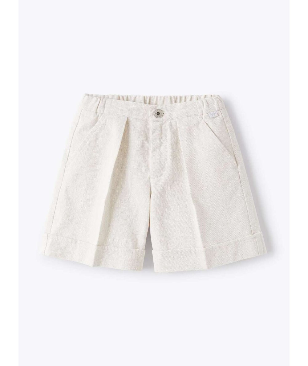 Short Babmina in Bull di Lino e Cotone