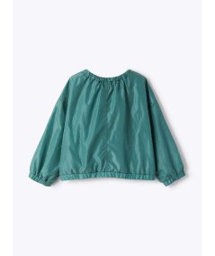 Giacca Bambina in Nylon Taffetà Verde